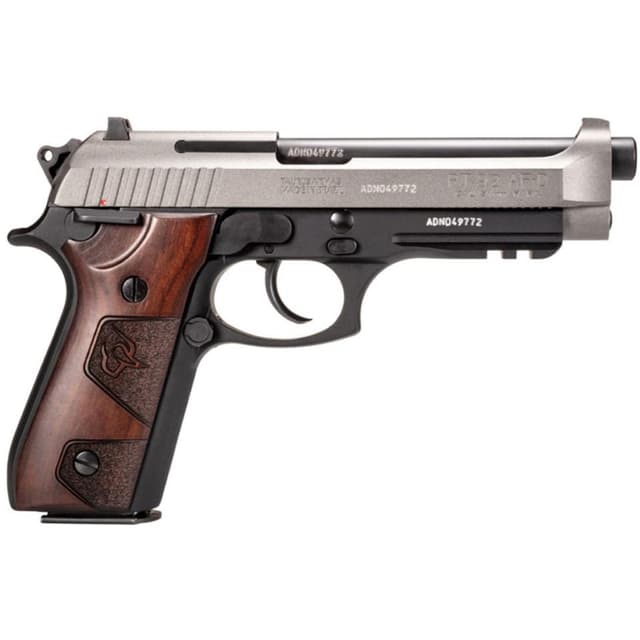 Taurus PT92 9mm Luger 5 inch 17 Rounds Silver with Wood Grips
