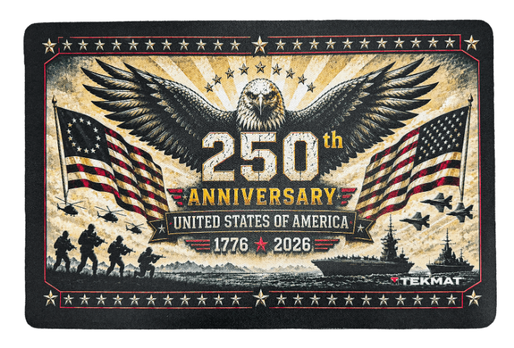 TekMat 250th Anniversary 17" x 11" Gun Cleaning Mat