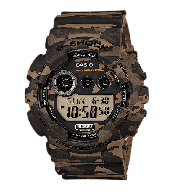G-Shock GD-120CM Woodland Camo Digital Watch