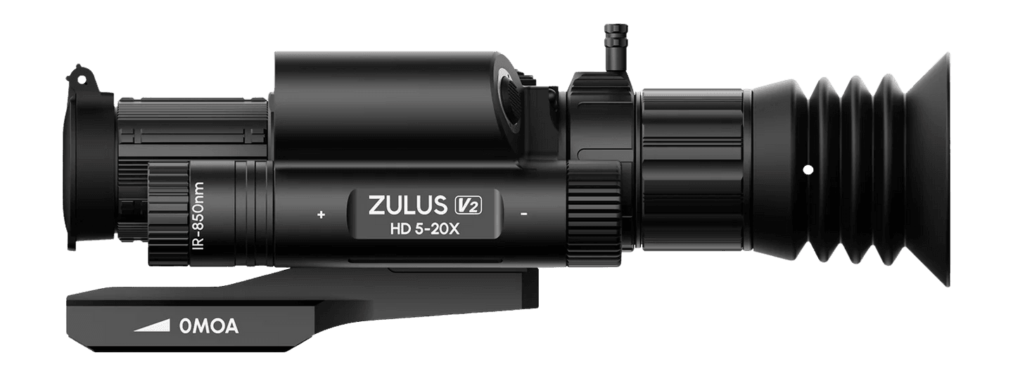 DNT Optics Zulus HD V2 5-20x Day/Night Scope with Laser Rangefinder