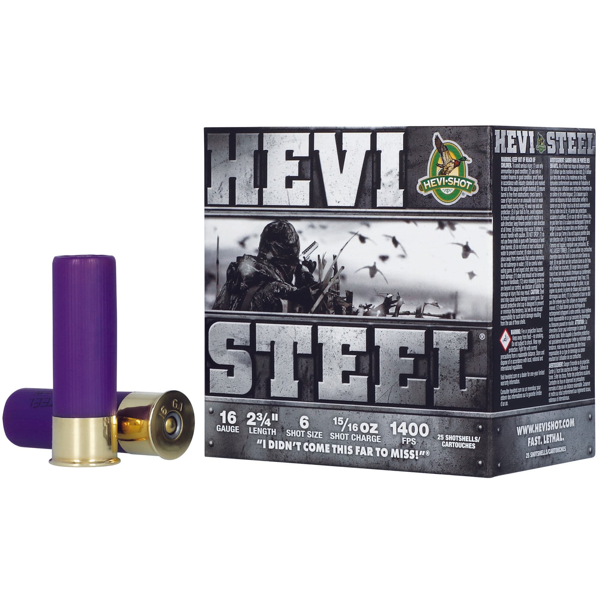 HEVI-Shot HEVI-Steel 16 GA 2.75" 15/16oz #6 25rd Box