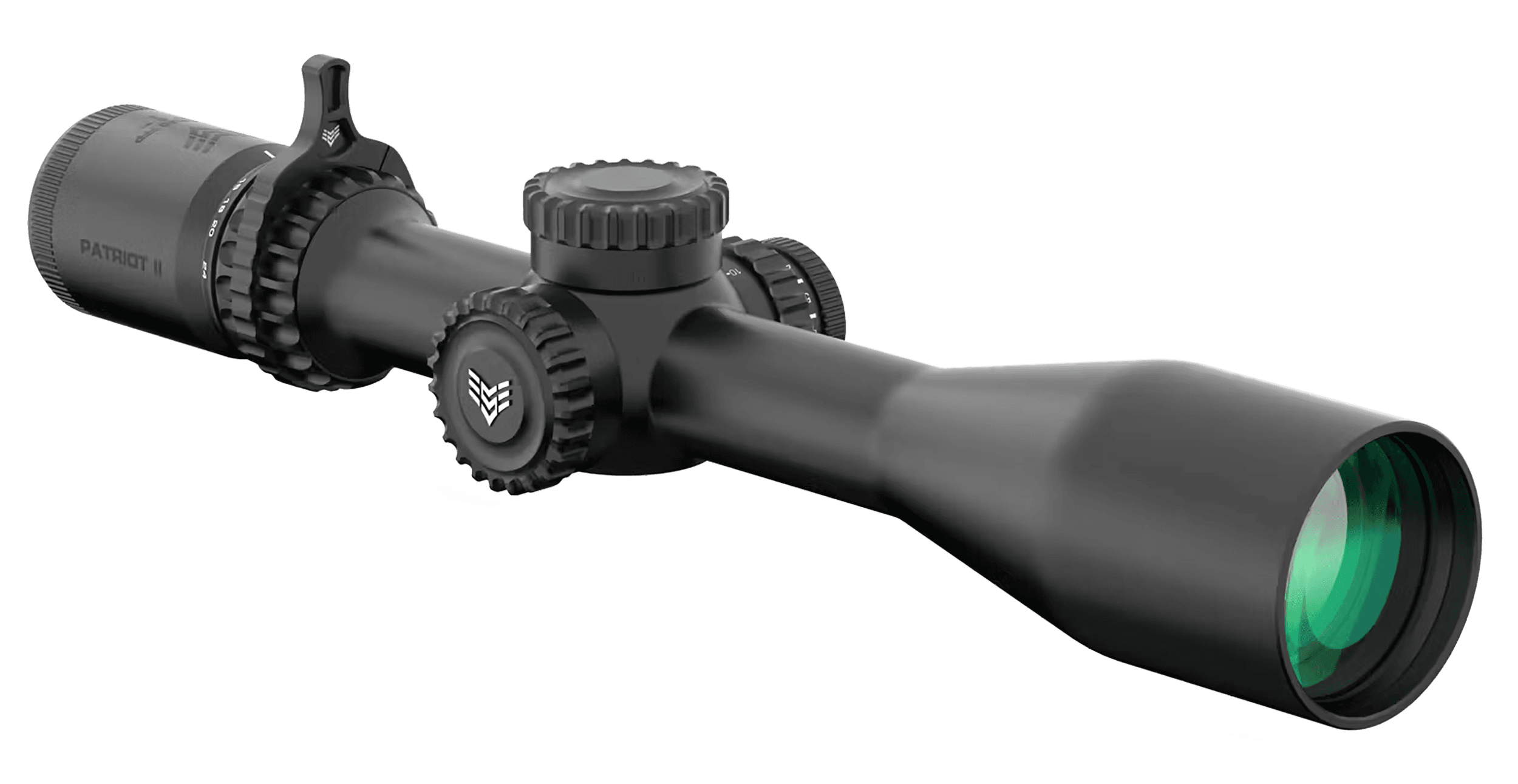 Swampfox Patriot II 6-24x50mm FFP Clean Cross MOA Riflescope
