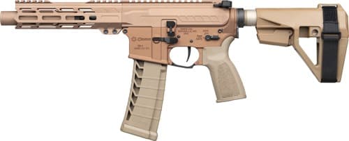 CMMG Banshee Mk4 22 LR 4.5" 25rd Bronze Pistol with ZEROED 22 Suppressor