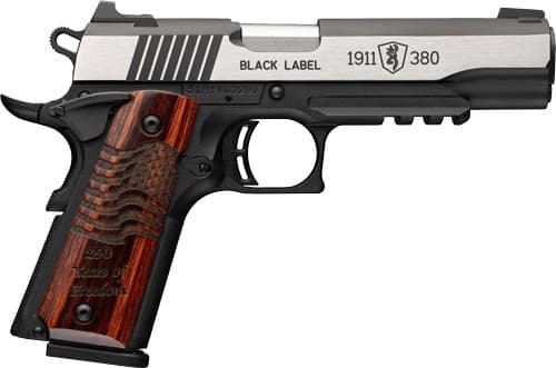 Browning 1911 Black Label Medallion Pro 250 380 ACP 4.25" 8rd Rail Pistol