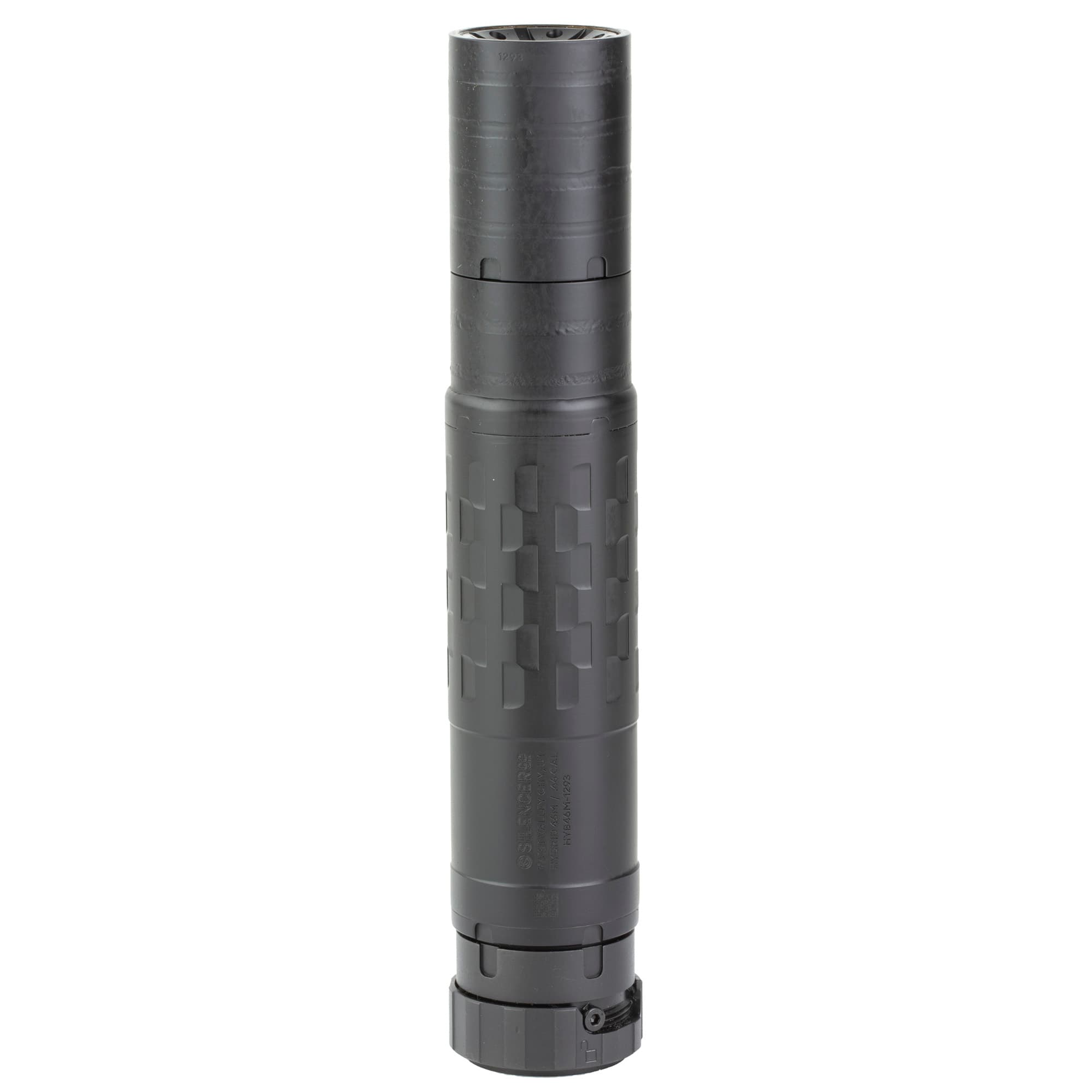 SilencerCo Hybrid 46M Centerfire Rifle Suppressor 9mm to 45 ACP Stainless Steel/Titanium