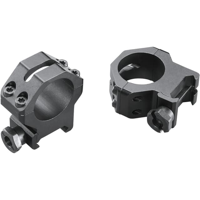 Weaver Four Hole Skeleton Rings 1 Inch High Matte Finish for Optics