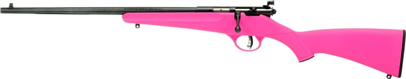 Savage Rascal Rifle 22 Long Rifle 16.13in Pink Synthetic Stock Single Shot