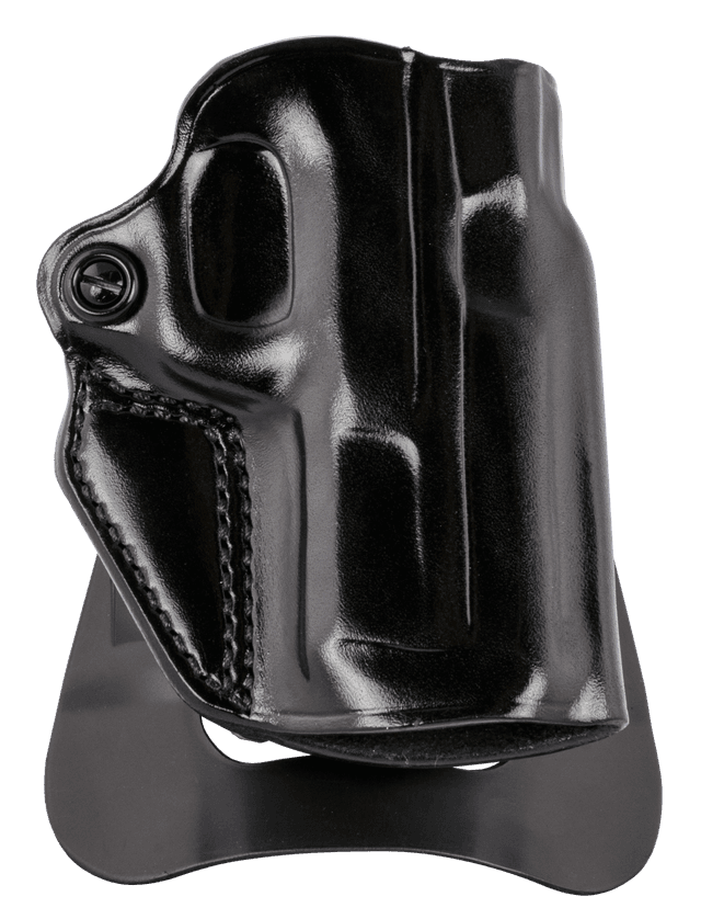 Galco SM2858B Speed Master 2.0 OWB Black Leather Paddle Fits S&W M&P Shield EZ Right Hand