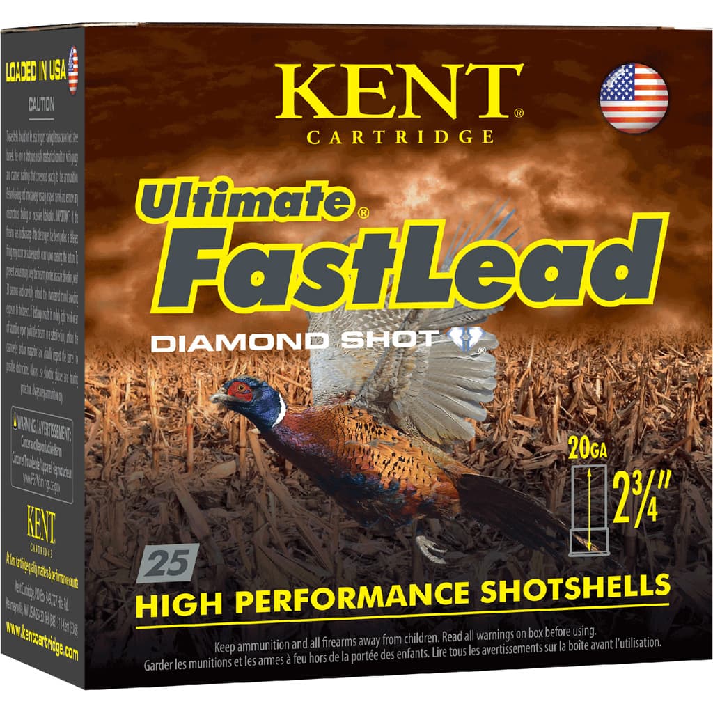 Kent Ultimate Fast Lead Upland Load 20 ga. 2.75 in. 1 oz. 7.5 Shot 25 rd.