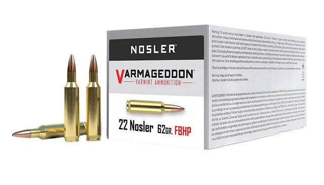 Nosler Varmageddon 22 Nosler Hollow Point 62 Grain 50 Rounds