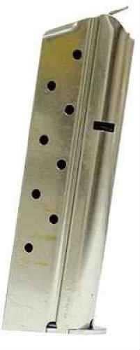 Colt 1911 Government 38 Super Auto Magazine 9-Round Stainless Steel Silver