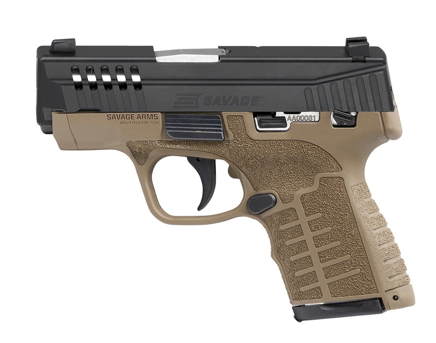 Savage Stance MC9MS 9mm 3.2in 10rd FDE Matte