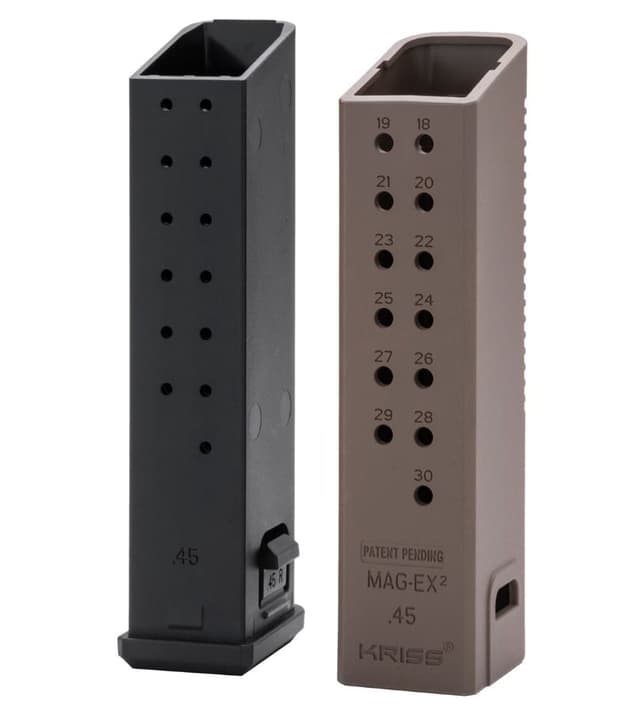 Kriss MagEx2 Extension Kit KVA-MX2K10FD00 for 10mm Glock Magazine Compatibility