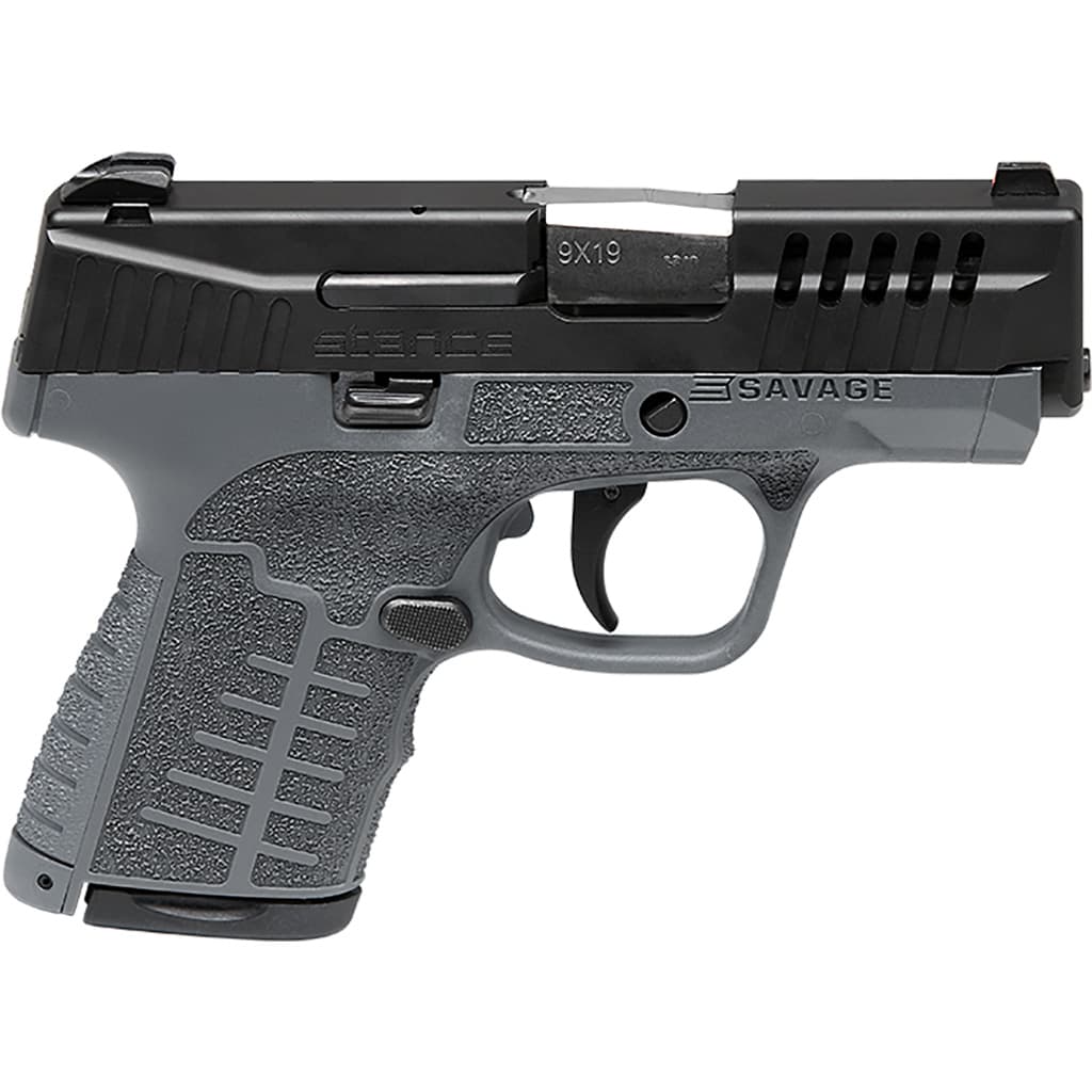 Savage Stance MC9 Pistol 9mm 3.2in 7rd/10rd Grey Striker-Fired