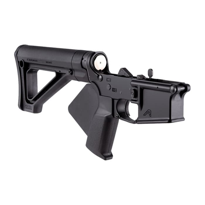 Aero Precision Featureless AR-15 Multi Caliber Complete Lower Receiver Anodized Magpul Fixed Carbine Stock