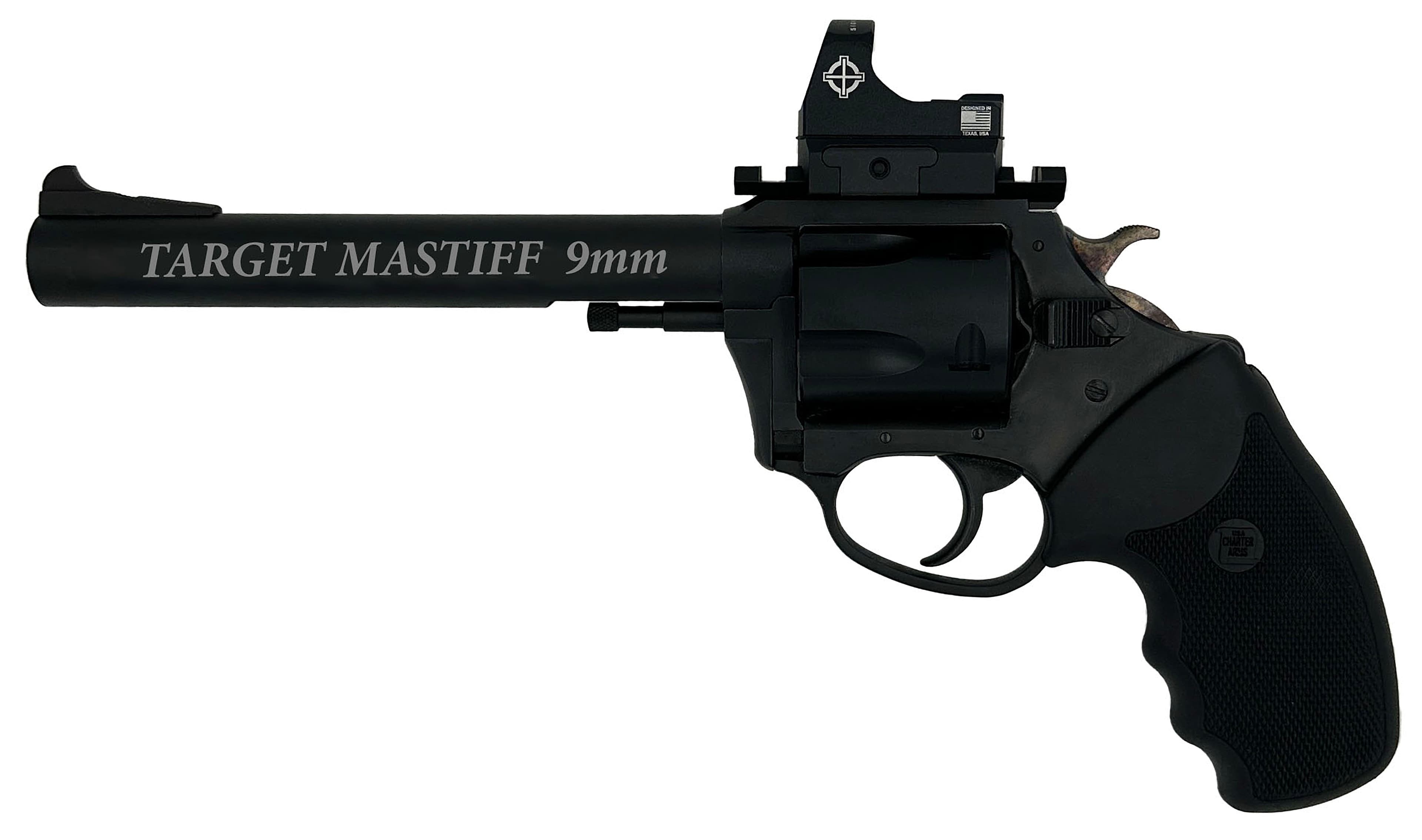 Charter Arms Target Mastiff 44 Special 6 Inch 5 Shot Nitride Finish Optic