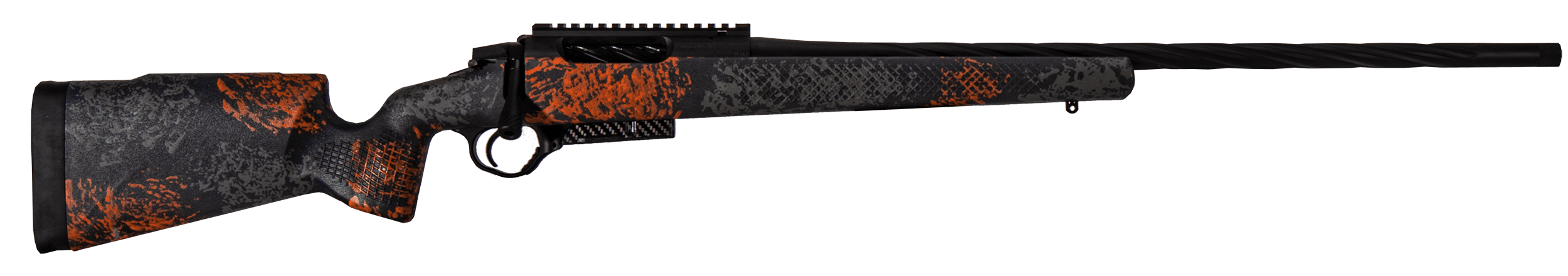 Seekins Precision 0011710121US Havak PH2 Full Size 28 Nosler 3+1 26" Charcoal Gray Fluted/Threaded Barrel, Black Picatinny Rail Stainless Steel Receiver, Urban Shadow Camo Fixed Synthetic Stock