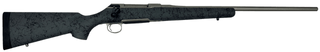 Sauer S1HSGP65C 100 6.5 PRC Caliber with 4+1 Capacity, 24" Barrel, Gray Cerakote Metal Finish & Gray Black Webbed Fixed HS Precision Stock (Full Size)