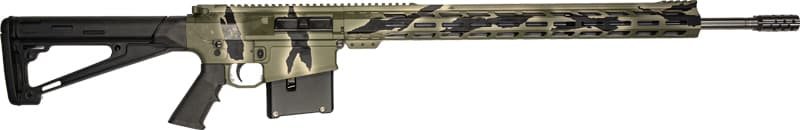 Great Lake Firearms GLFA AR Long Action Rifle 6.5 PRC 24 Inch Green Pursuit Cerakote