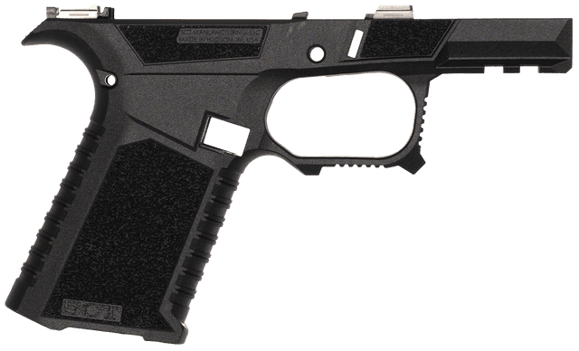 Sct Manufacturing 225020100 Sub Compact Compatible w/ Glock 43X/48 Black Stainless Steel Frame/ Aggressive Texture Grip Includes Locking Block