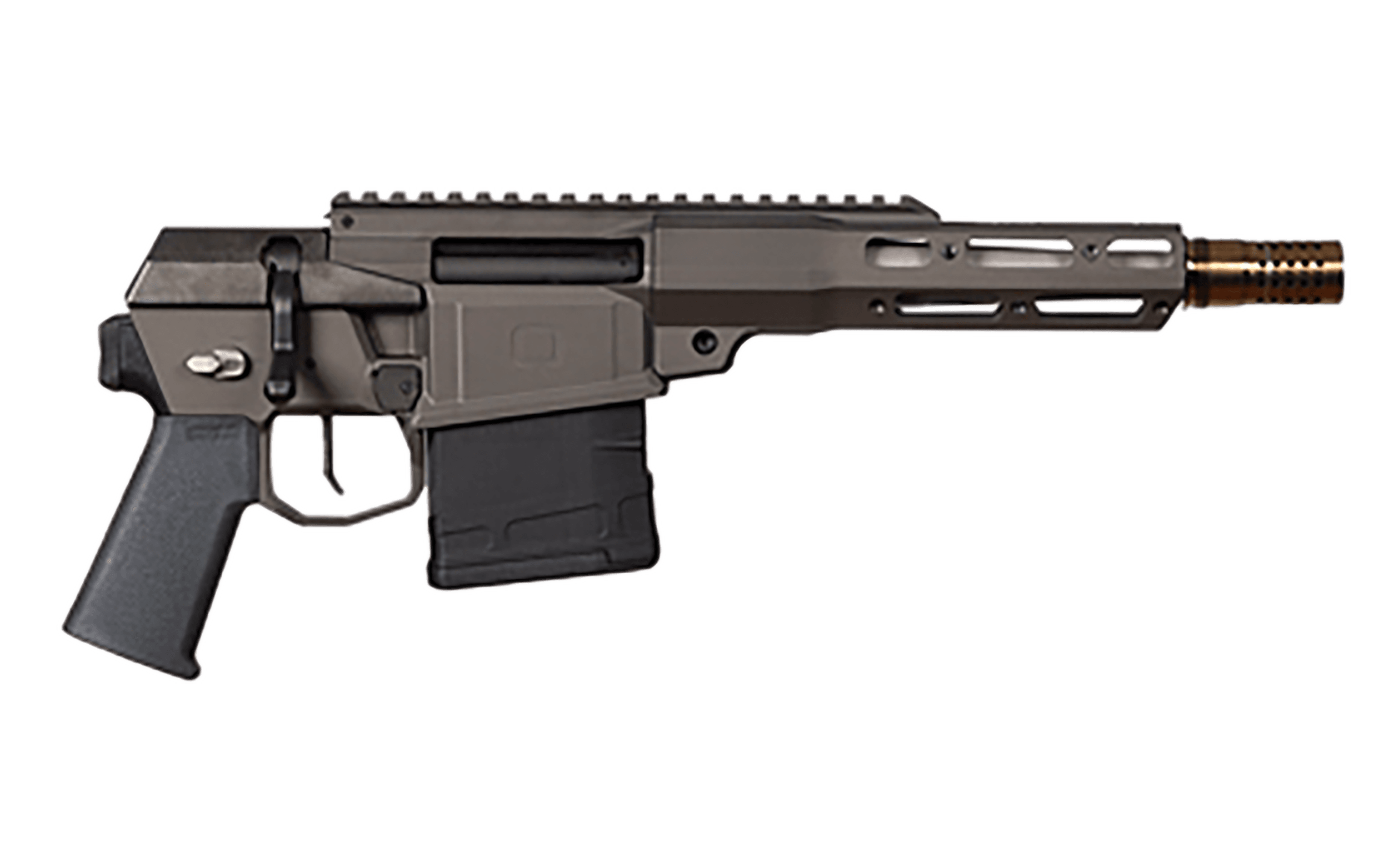 Q LLC The Fix PISTOL, 8.6 Blackout, 12in. Barrel, 10rd, No Brace - Gray (FIX8612INPISTOLNB)