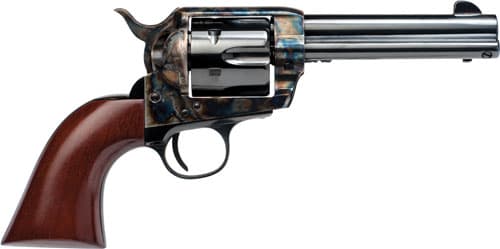 Cimarron Frontier .44-40 Winchester 4.75in 6 shot Case Colored Blued Walnut Grip