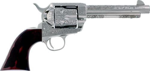 Cimarron Firearms Buffalo Bill Cody 357 Magnum 5.50 inch 6 Round Nickel