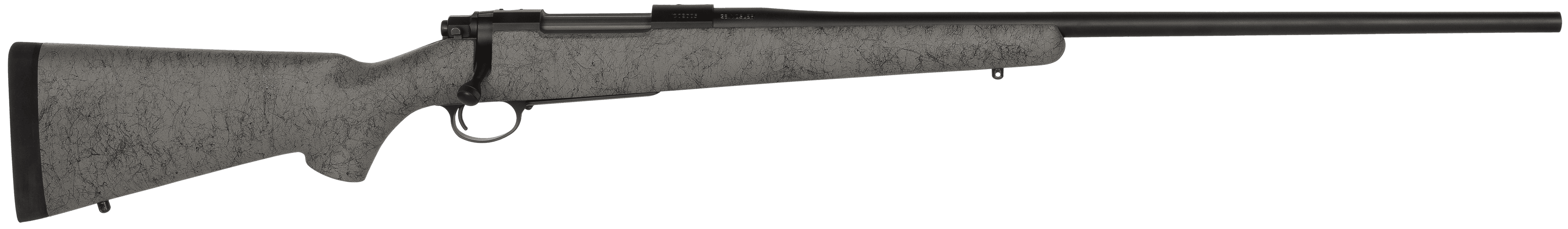 Nosler M48 Liberty 28 Nosler 26 inch 3 Round Gray Black Cerakote Aramid Stock