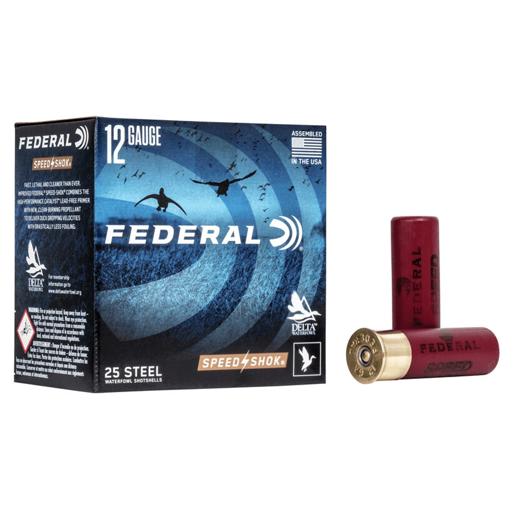 Federal Speed-Shok 12 Gauge BBB Shot 1 1/4 Ounce 25 Rounds