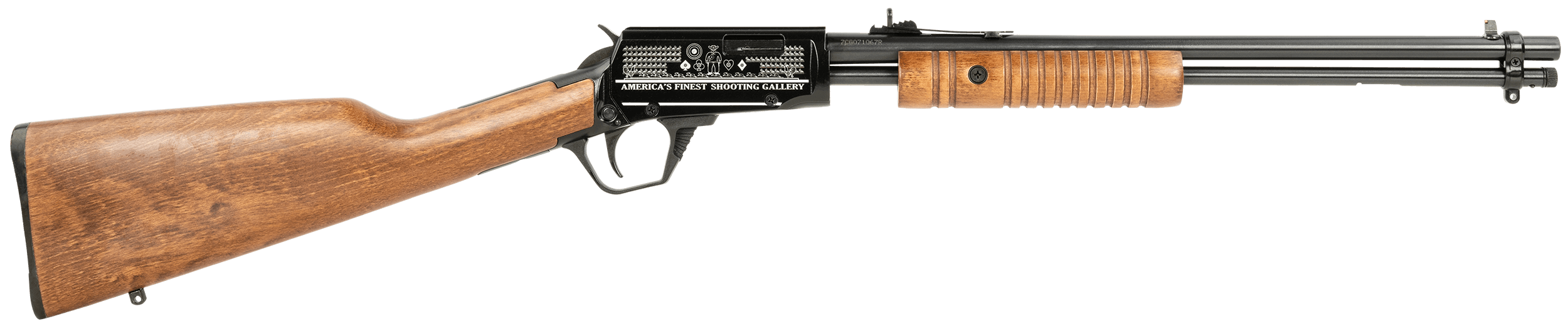 Rossi RP22181WDEN07 Gallery 22 Long Rifle 18" 15+1 Polished Steel Hardwood Stock