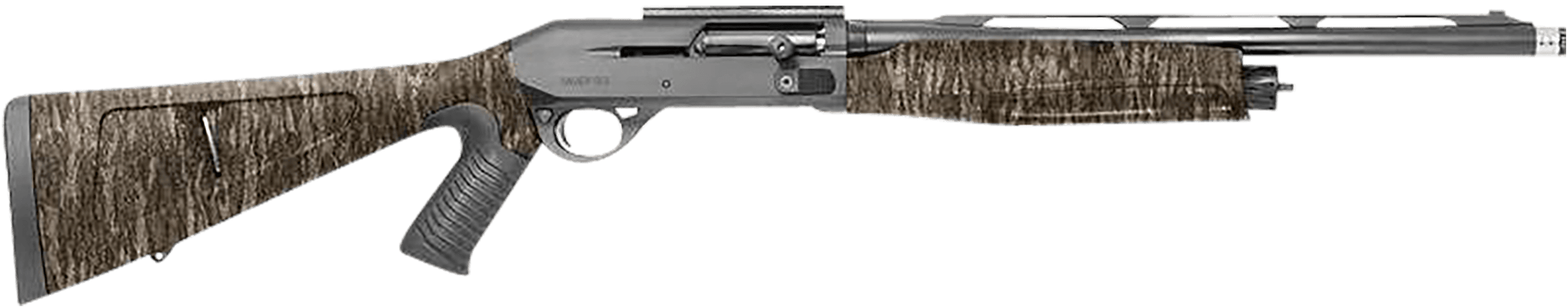 Sauer SASATNBL12V31 SL-5 Turkey 12 Gauge Semi-Auto 3" 3+1 18.50" Black Chrome Lined Vent Rib Barrel, Black Anodized Steel Receiver Fixed w/Pistol Grip Mossy Oak New Bottomland Synthetic Stock