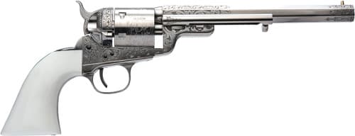 Cimarron 1851Rm Wild Bill Hickok .38 Special 7.5 Inch 6 Round Nickel Plated