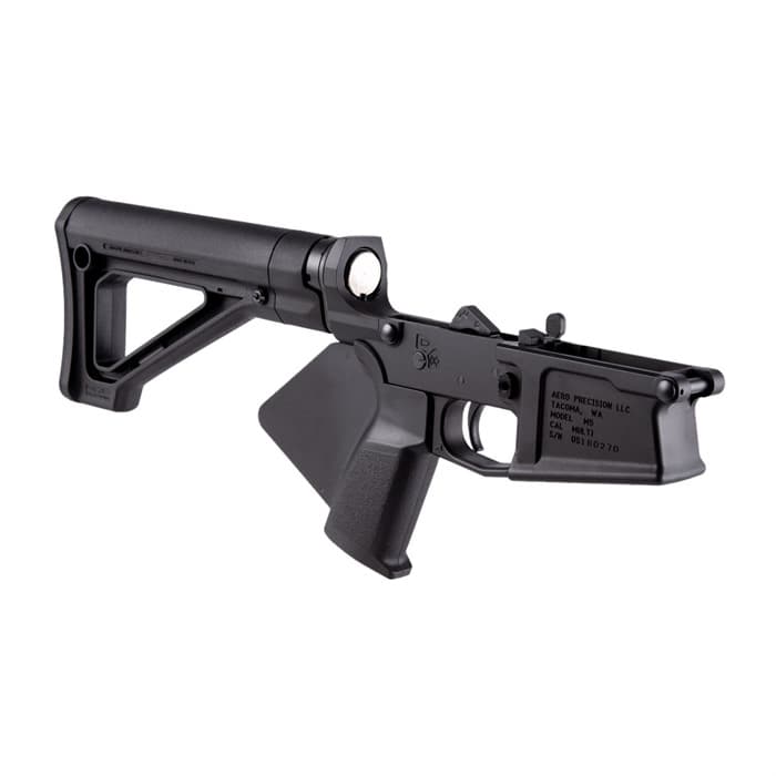 Aero Precision M5 AR 308 Multi Caliber Complete Lower Receiver Anodized Black
