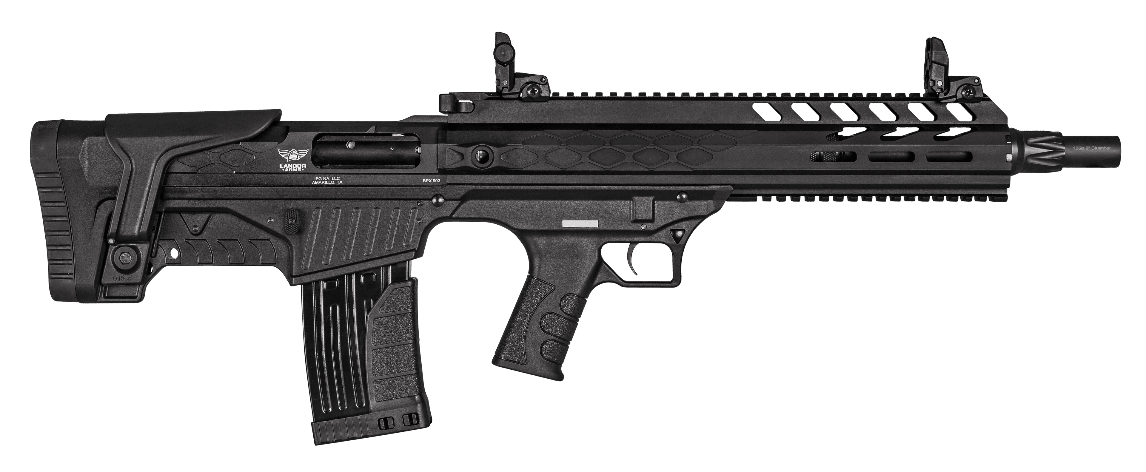 Canyon Arms BPX-902 12GA, 18.5in. Barrel, 5rd - Black (LDBPX9021218)