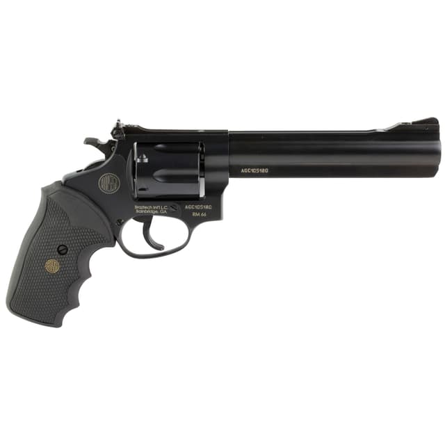 Rossi RM66 Revolver - Black | .357 Mag | 6" Barrel | 6rd | Rubber grip