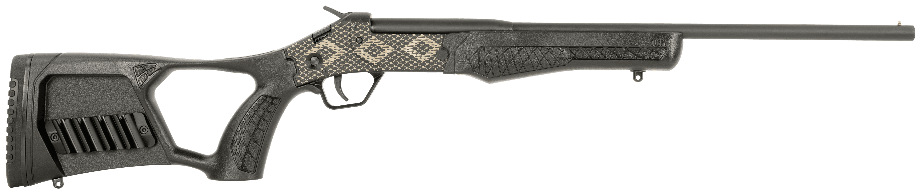 Rossi Tuffy SSP1BKEN1 410 Gauge 18.50" Barrel 1 Round Matte with Snakeskin Engraving