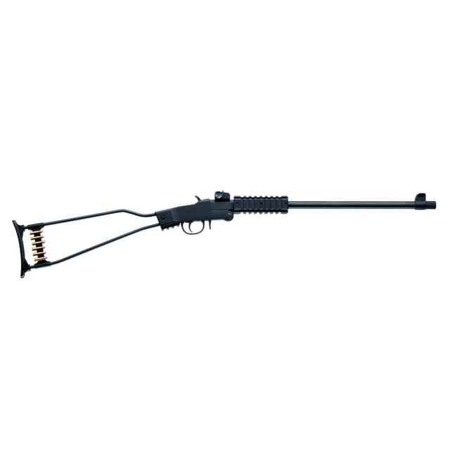 Chiappa Little Badger Rifle 22 WMR 16.5 Inch 1 Round Black with Backpack