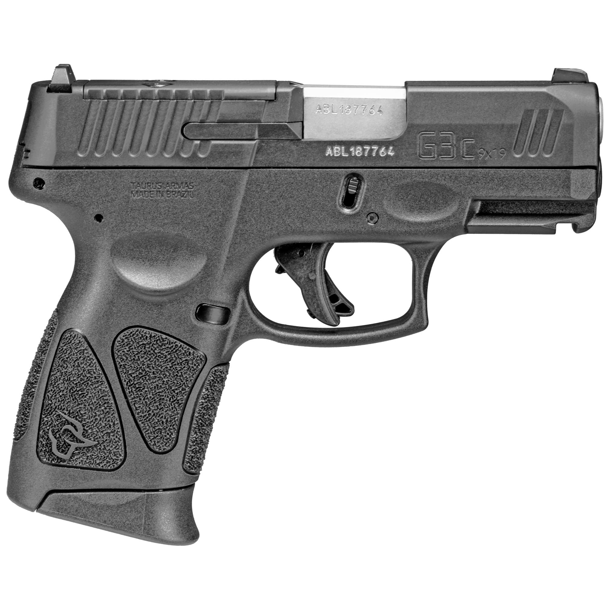 Taurus G3C T.O.R.O. Compact Pistol - Black | 9mm | 3.2" Barrel | 12rd | Optic Ready