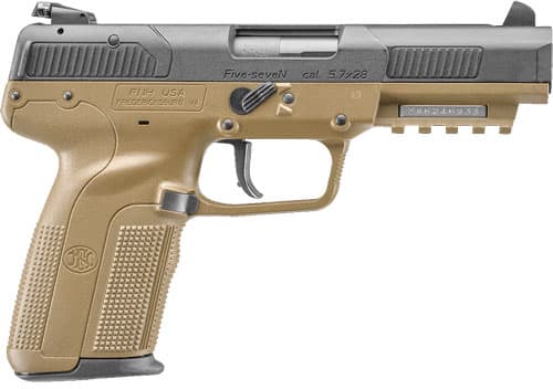 Fn Five-seveN 5.7x28mm 4.80" 10+1 Flat Dark Earth Semi Auto Pistol