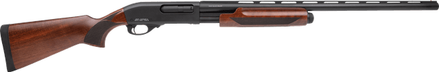 Armscor Pump Action Waterfowl 12GA, 28in. Barrel, 4rd, Wood Stock & Forend - Black (PA12MNL28)