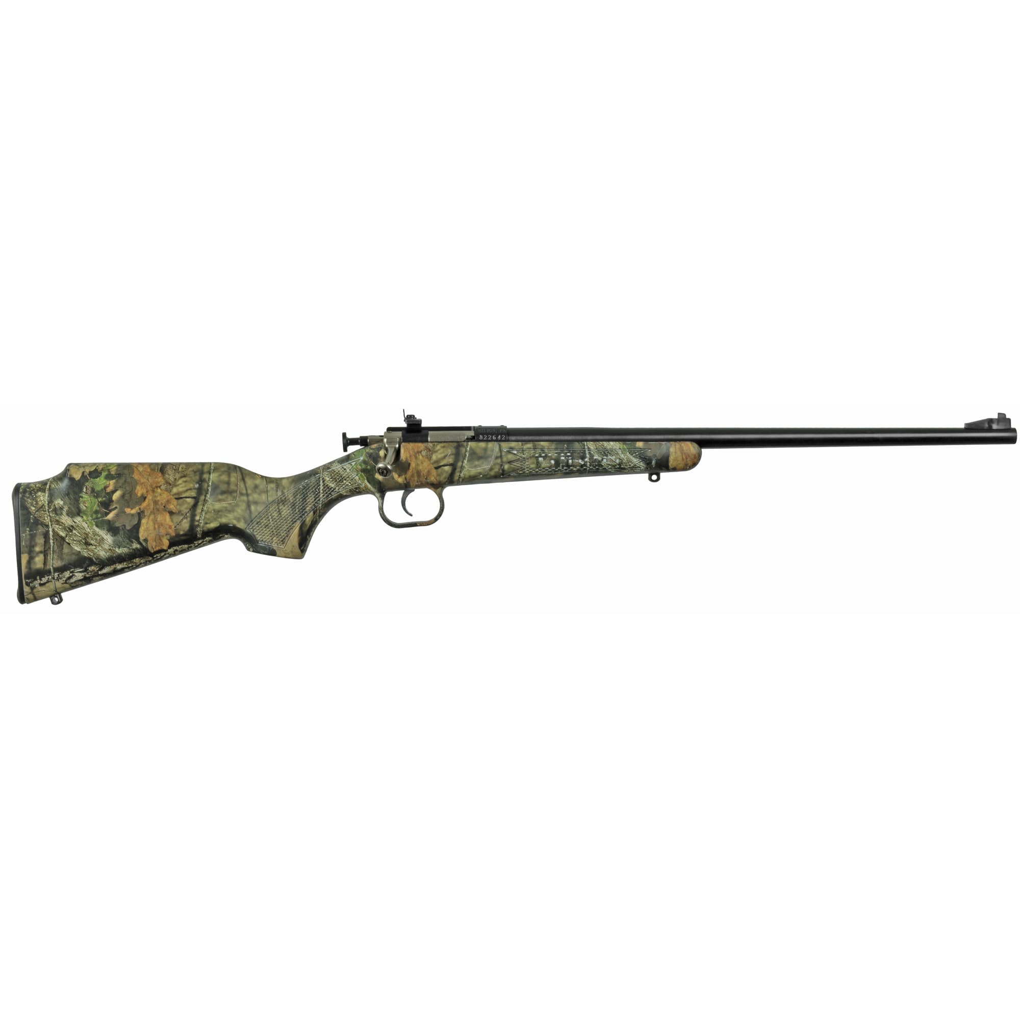 Keystone Crickett Hydro-Dipped Synthetic Rifle 22LR Mossy Oak Break Up Country Blued