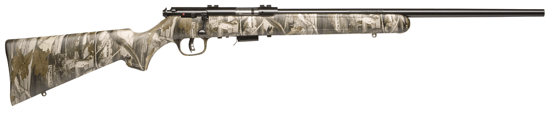Savage 93R17 Camo Rifle 17 HMR 21 Inch 5 Round Synthetic Next G1 Camo