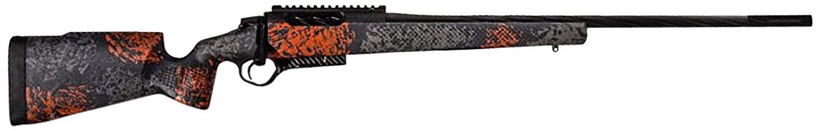 Seekins Precision 0011710113US Havak PH2 Full Size 6mm Creedmoor 3+1 24" Charcoal Gray Fluted/Threaded Barrel, Black Picatinny Rail Stainless Steel Receiver, Urban Shadow Camo Fixed Synthetic Stock