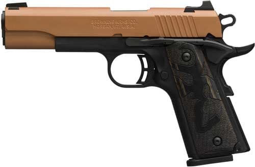 Browning 1911-380 380 ACP 4.25 in 8 Rounds Copper Cerakote Stainless Steel
