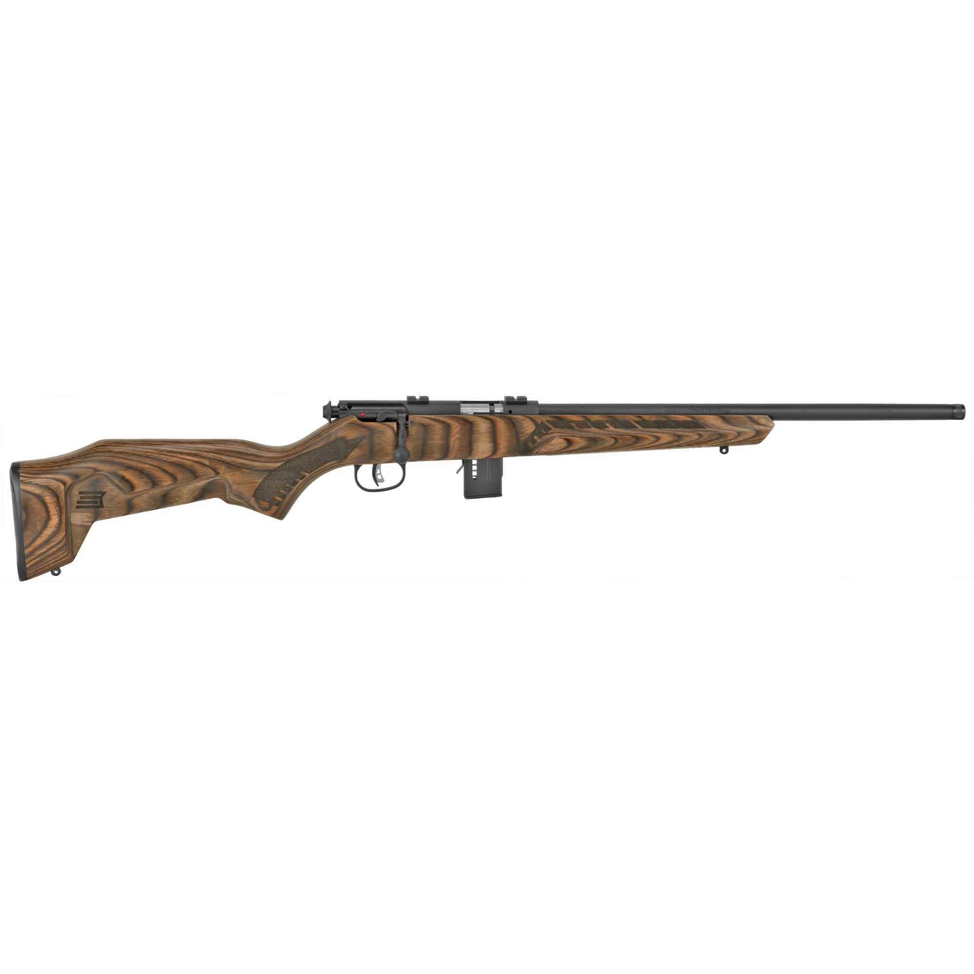 Savage 93 Minimalist Rifle 22 WMR 18 in 10+1 Brown Wood Laminate