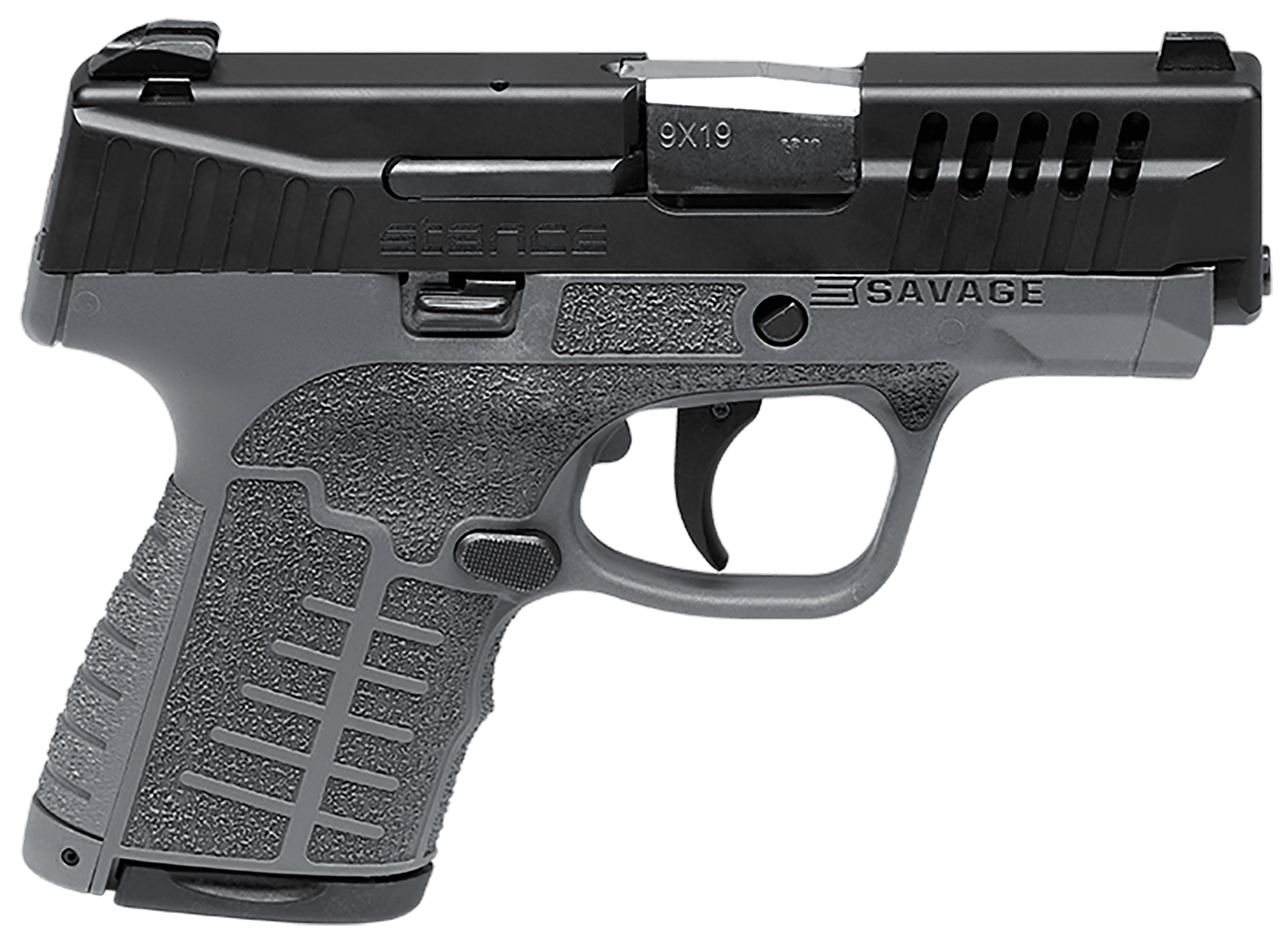 Savage Stance MC9 Pistol 9mm 3.2 in 7/8 rd Grey Polymer Frame Night Sights