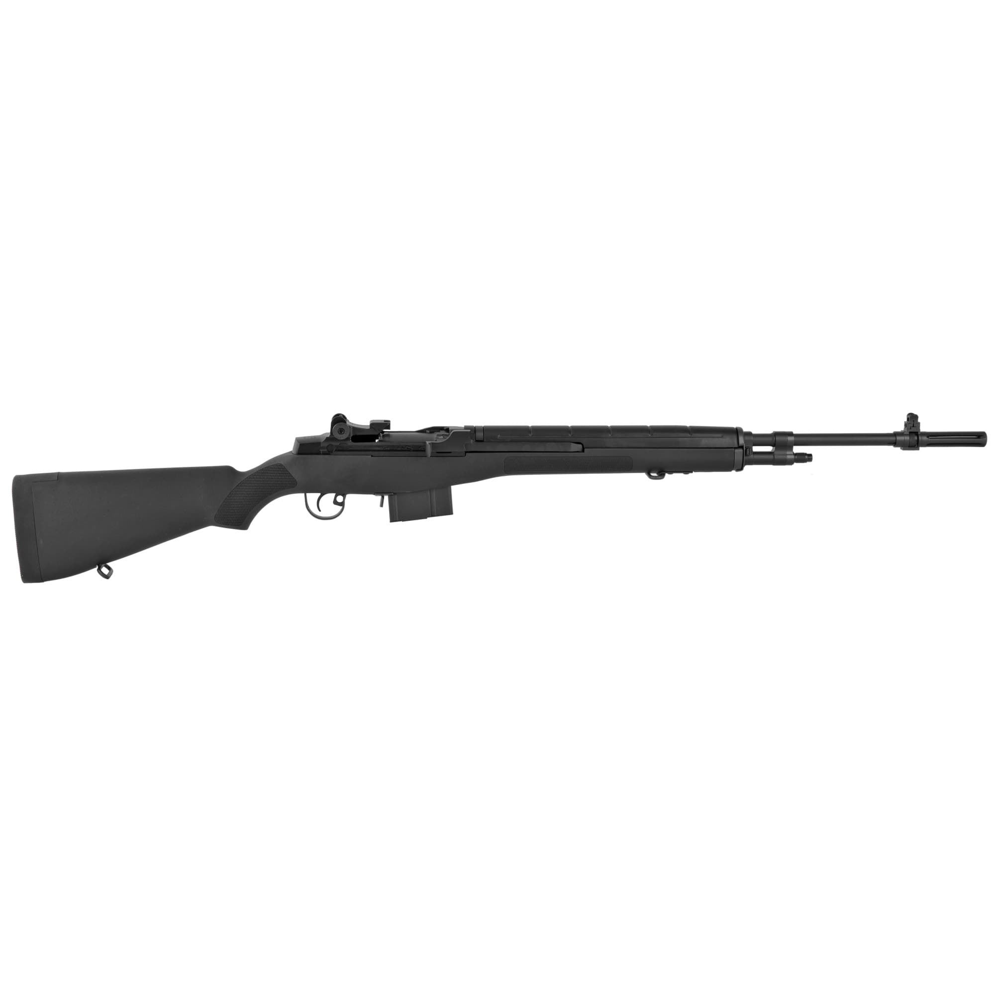 Springfield Armory MA9106 M1A Standard Issue 308 Win/7.62x51mm 10+1 22" Black Parkerized Steel Barrel w/Flash Suppressor, Black Parkerized Steel Receiver, Fixed Black Synthetic Stock