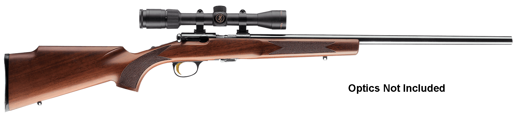Browning T-Bolt 22 Long Rifle 22" Barrel 10 Rounds Satin Walnut Polished Blued Steel
