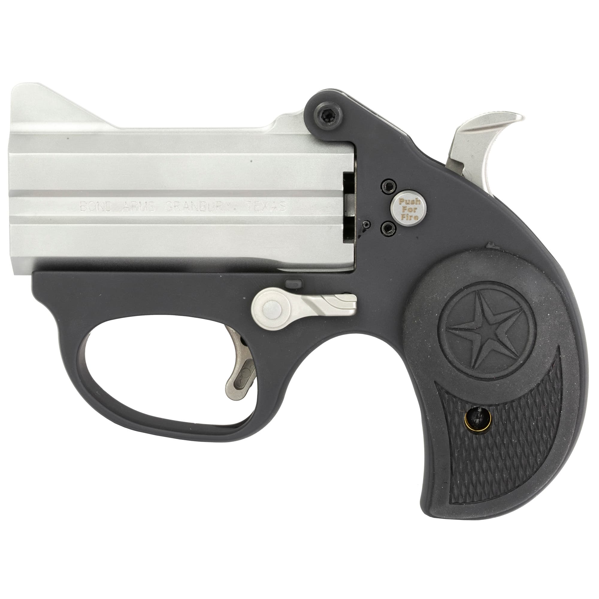 Bond Arms BASL Stinger 380 ACP 2rd 3" Matte Stainless Steel Barrel, Anodized 7075-T6 Aluminum Frame, Rebounding Hammer, Blade Front/Fixed Rear Sights, Rubber Grip, Manual Safety