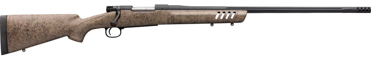 Winchester Model 70 Long Range 6.5 Creedmoor 24 inch 5 rounds Tan Synthetic Stock Blued Finish